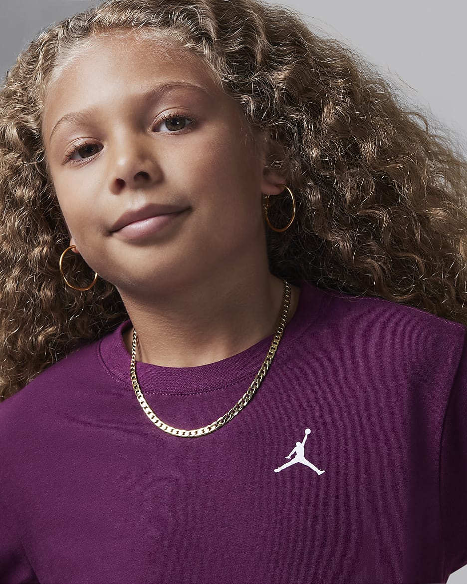 Jordan Little Kids Enchantment Script T Shirt. Nike